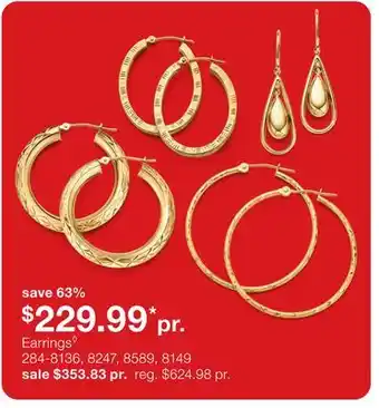 JC Penney Earrings◊ offer