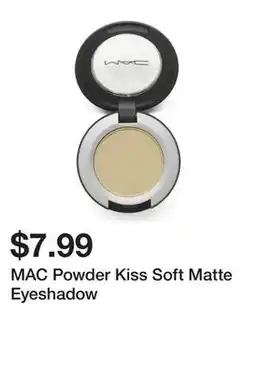 Marshalls MAC Powder Kiss Soft Matte Eyeshadow offer