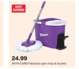 CVS Fabuloso spin mop & bucket offer