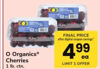 ACME O Organics Cherries offer