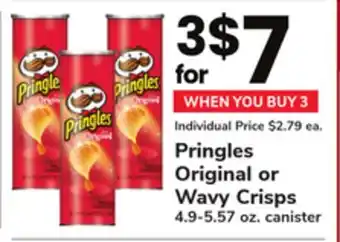ACME Pringles Original or Wavy Crisps offer