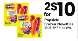 ACME Popsicle Frozen Novelties offer