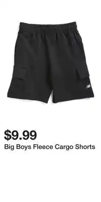 TJ Maxx Big Boys Fleece Cargo Shorts offer