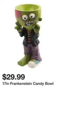 TJ Maxx 17in Frankenstein Candy Bowl offer