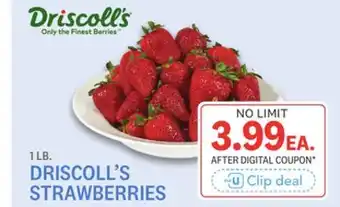 Kings Food Markets DRISCOLL'S STRAWBERRIES offer