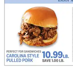 Kings Food Markets CAROLINA STYLE PULLED PORK offer