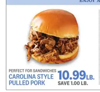 Kings Food Markets CAROLINA STYLE PULLED PORK offer