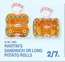 Kings Food Markets MARTIN'S SANDWICH OR LONG POTATO ROLLS offer