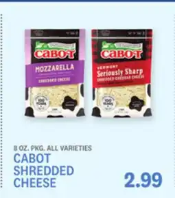 Kings Food Markets CABOT SHREDDED CHEESE offer