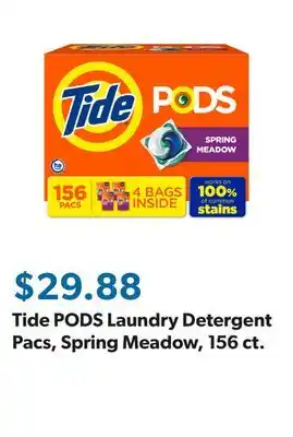 Sam's Club Tide PODS Laundry Detergent Pacs, Spring Meadow, 156 ct offer