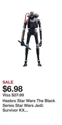 Game Stop Hasbro Star Wars The Black Series Star Wars Jedi: Survivor KX Security Droid 6-in Action Figure GameStop Exclusive offer