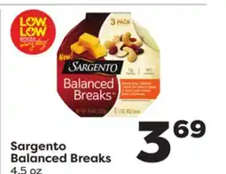 Weis Markets Sargento Balanced Breaks offer
