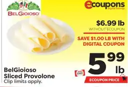 Weis Markets BelGioioso Sliced Provolone offer