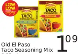 Weis Markets Old El Paso Taco Seasoning Mix offer