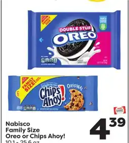 Weis Markets Nabisco Family Size Oreo or Chips Ahoy! offer
