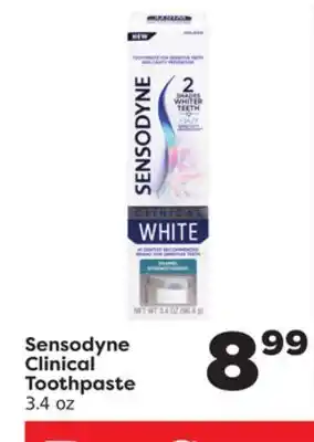 Weis Markets Sensodyne Clinical Toothpaste offer