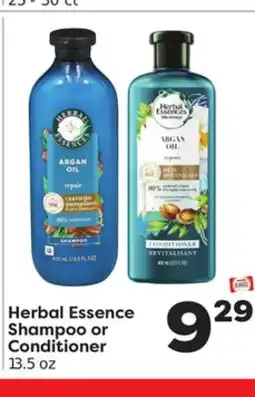 Weis Markets Herbal Essence Shampoo or Conditioner offer