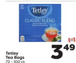 Weis Markets Tetley Tea Bags offer