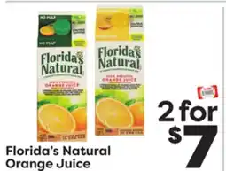 Weis Markets Florida's Natural Orange Juice offer