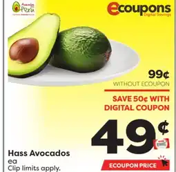 Weis Markets Hass Avocados offer