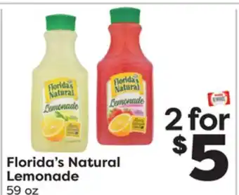 Weis Markets Florida's Natural Lemonade offer