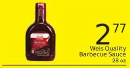 Weis Markets Weis Quality Barbecue Sauce offer