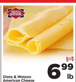 Weis Markets Dietz & Watson American Cheese offer