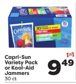 Weis Markets Capri-Sun Variety Pack or Kool-Aid Jammers offer