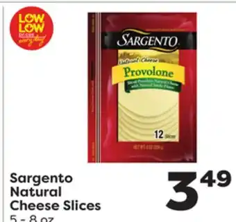 Weis Markets Sargento Natural Cheese Slices offer