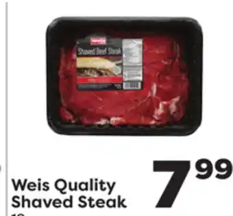 Weis Markets Weis Quality Shaved Steak offer