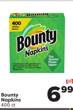 Weis Markets Bounty Napkins offer