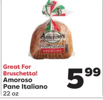 Weis Markets Amoroso Pane Italiano offer