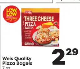 Weis Markets Weis Quality Pizza Bagels offer