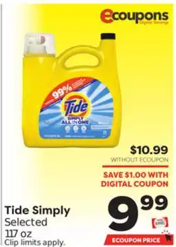 Weis Markets Tide Simply offer