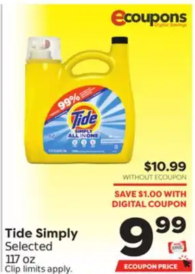 Weis Markets Tide Simply offer
