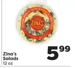 Weis Markets Zina's Salads offer
