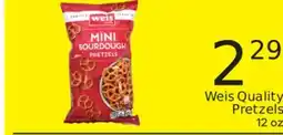 Weis Markets Weis Quality Pretzels offer
