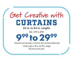 Boscov's CURTAINS offer