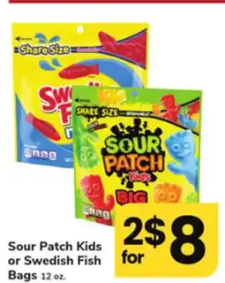 ACME Sour Patch Kids or Swedish Fish Bags offer