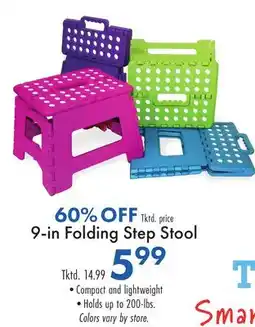 Boscov's 9-in Folding Step Stool offer
