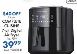 Boscov's COMPLETE CUISINE 7-qt. Digital Air Fryer offer