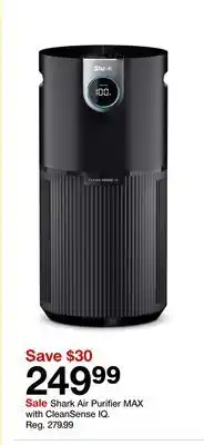 Target Shark Air Purifier MAX with CleanSense IQ offer