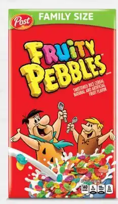 Target Post family-size cereal offer