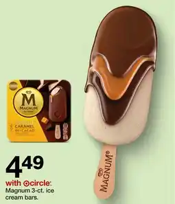 Target Magnum 3-ct. ice cream bars offer