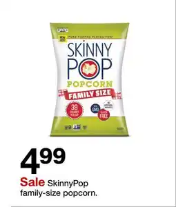 Target SkinnyPop family-size popcorn offer