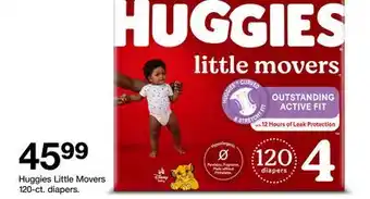 Target Huggies Little Movers 120-ct. diapers offer