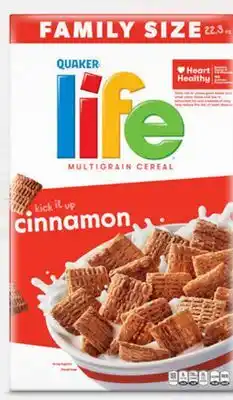 Target Quaker family-size cereal offer