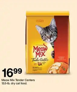 Target Meow Mix Tender Centers 13.5-lb. dry cat food offer