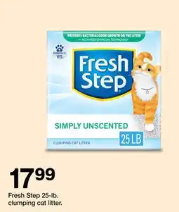 Target Fresh Step 25-lb. clumping cat litter offer