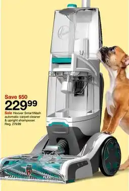 Target Hoover SmartWash automatic carpet cleaner & upright shampooer offer